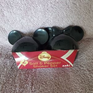 Zak! Mickey & Minnie salt pepper shaker set NEW